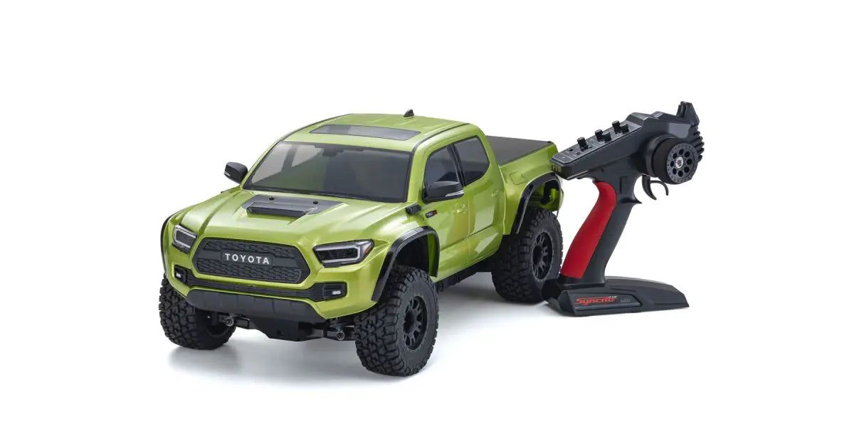 Kyosho 34703T2 1:10 Scale Radio Controlled Electric Powered 4WD KB10L Series readyset 2021 Toyota Tacoma TRD Pro Electric Lime - BanzaiHobby