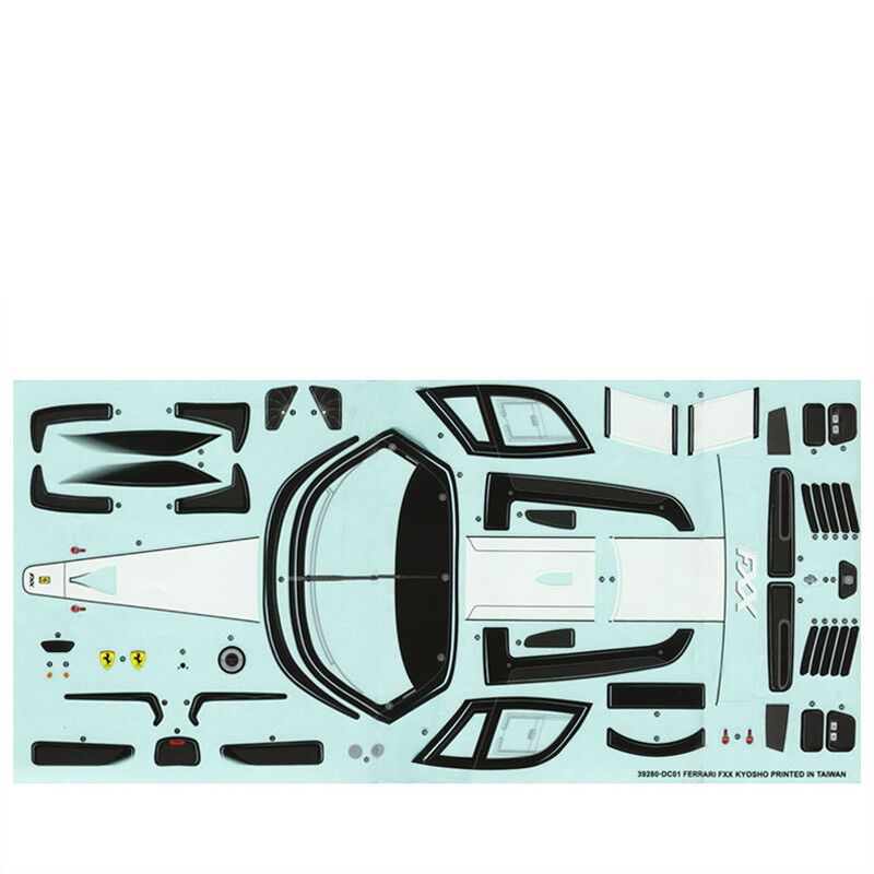Kyosho 39280-1 Sponsor Decal(Ferrari FXX) - BanzaiHobby