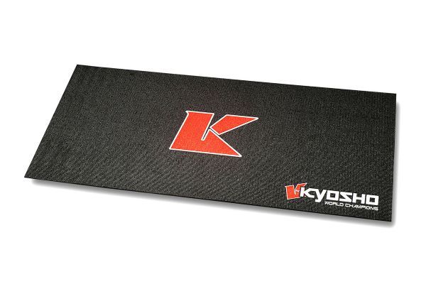 Kyosho 80823BK Big K Pit Mat Black - BanzaiHobby