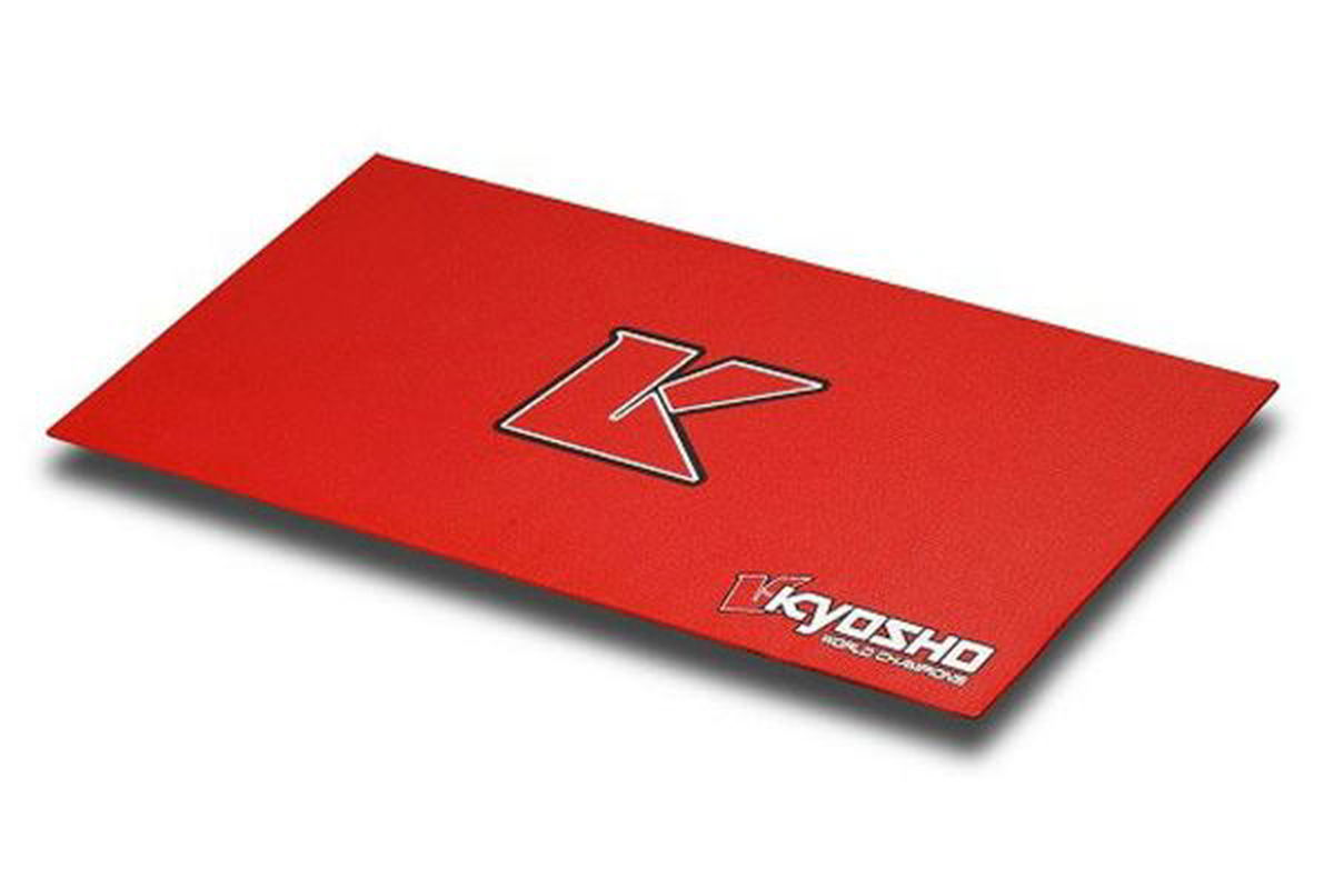 Kyosho 80823R Big K Pit Mat Red - BanzaiHobby