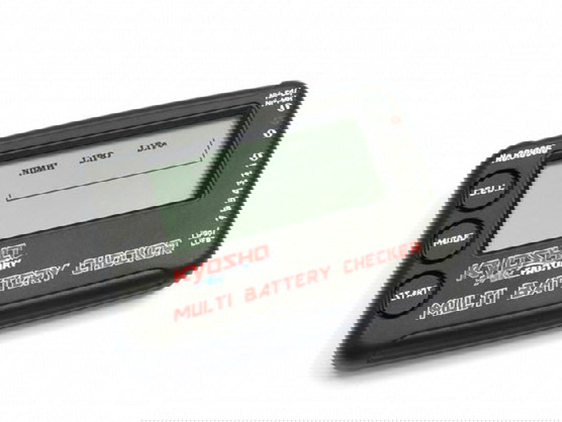 Kyosho 80906 Multi-Battery Checker - BanzaiHobby