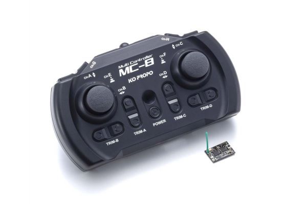 Kyosho 82013 KO PROPO MC-8 Transmitter (with MINI-Z EVO receiver) - BanzaiHobby