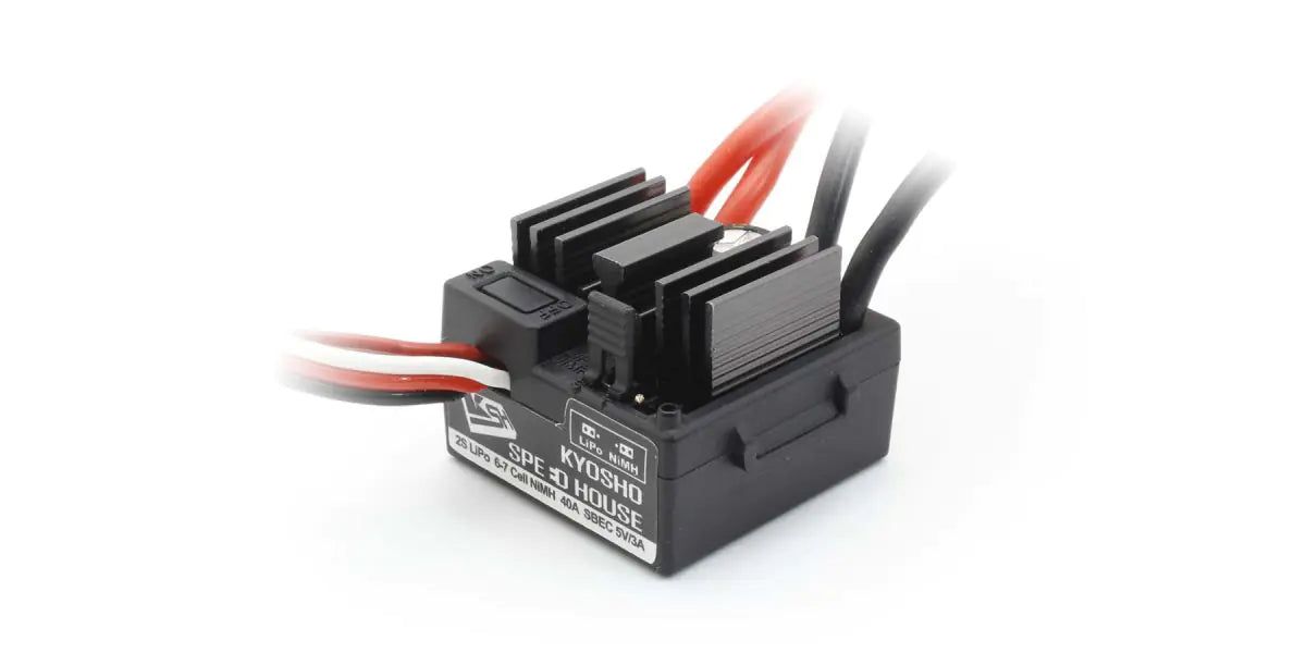 Kyosho 82252 KA040-71W WP Brushed ESC 40A - BanzaiHobby