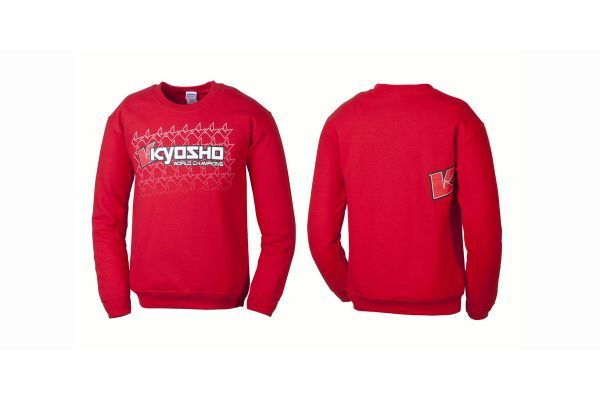 Kyosho 88007L Kfade 2.0 Sweat Non-hood Red Large - BanzaiHobby