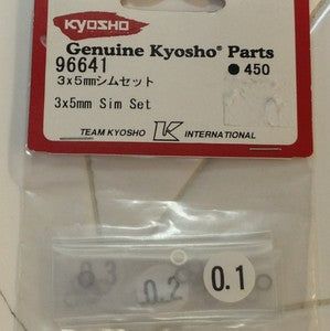 Kyosho 96641 3 X 5 Shim Set Mp777 - BanzaiHobby