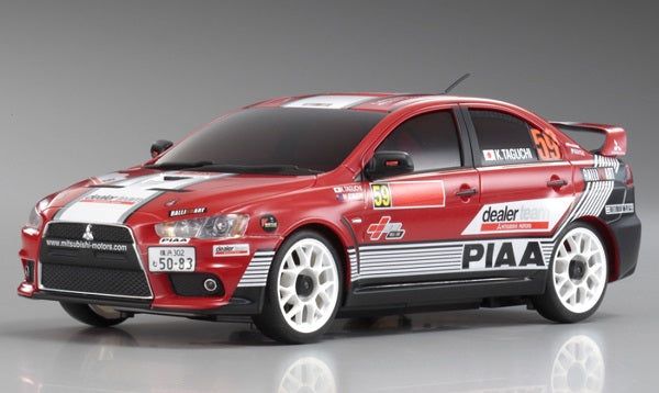 Kyosho ASC MA-010 Mitsubishi Lancer Evo X Mitsubishi Dealer Team - BanzaiHobby