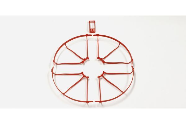 Kyosho DR004R Propeller Guard __Wing Stay Set(Red) - BanzaiHobby