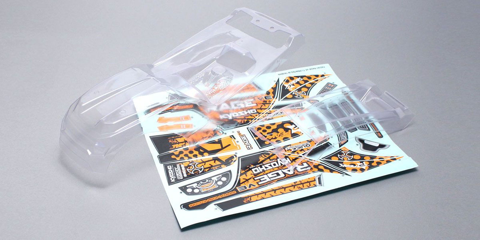Kyosho FAB302 Clear Body Set (RAGE VE) - BanzaiHobby