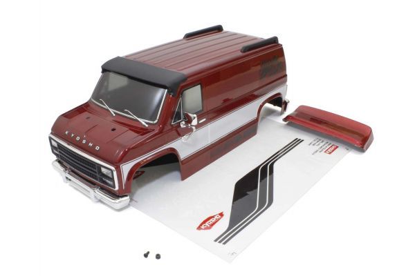 Kyosho FAB503RDB MAD VAN VE Decoration Body Set(Red) - BanzaiHobby