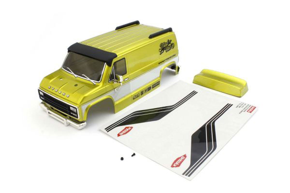 Kyosho FAB503YL MAD VAN VE Decoration Body Set(Yellow) - BanzaiHobby
