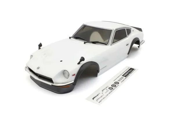 Kyosho FAB611WH 1971 DATSUN 240Z Tuned Ver. White Decoration Body Set - BanzaiHobby