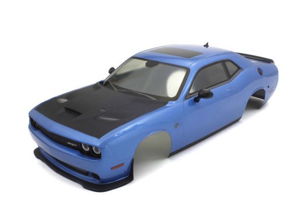 Kyosho FAB701BL 2015 Dodge Challenger SRT Hellcat B5 Blue Decoration Bo - BanzaiHobby