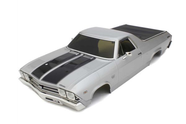 Kyosho FAB705SL 1969 Chevy® El Camino® SS 396® Cortez Silver Decoration - BanzaiHobby