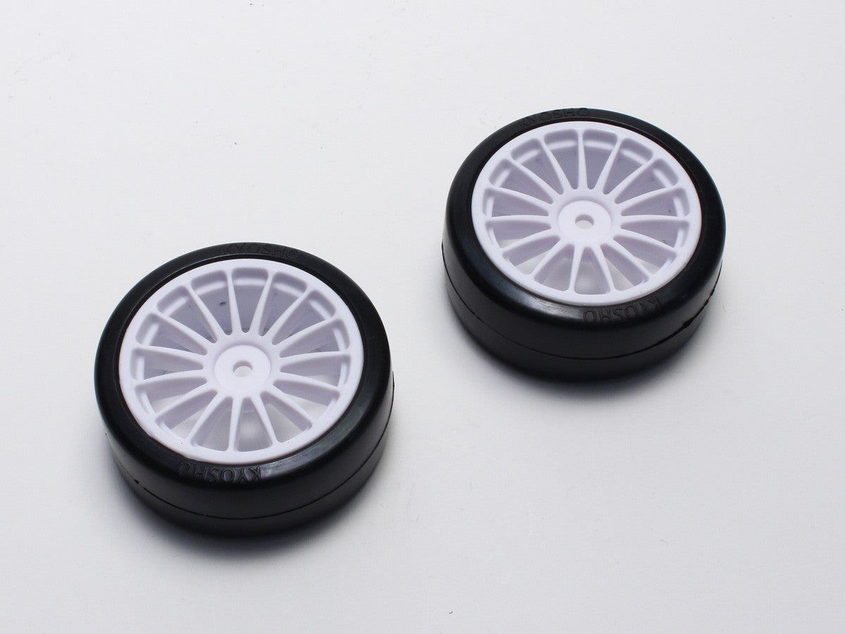 Kyosho FAT302W Drift Tire White 2pcs - BanzaiHobby