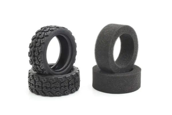 Kyosho FAT708M Rally Tire FZ02-R (M)(2pcs) - BanzaiHobby