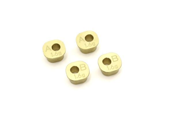 Kyosho IFW606B Brass Rear Hub Carrier Bush Set(MP10) - BanzaiHobby