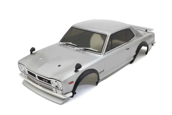 Kyosho FAB606SL NISSAN SKYLINE 2000GT-R(KPGC10) Tuned Ver. Silver Decoration Body Set - BanzaiHobby