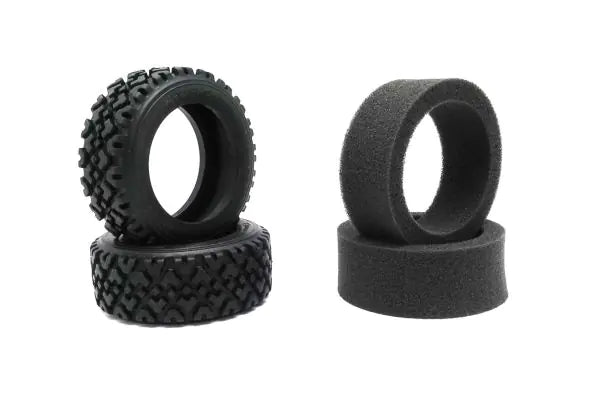 Kyosho FAT709M Vintage Rally Tire FZ02-R(M)(2pcs) - BanzaiHobby