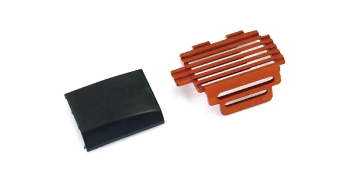 Kyosho MDW027 Aluminum Motor Cover (Orange) - BanzaiHobby