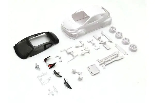 Kyosho MZN218 Toyota GRMN YARIS CIRCUIT PACKAGE White Body set - BanzaiHobby