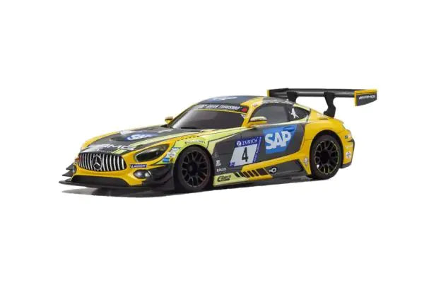 Kyosho MZP254YBK ASC MR03W-MM Mercedes-AMG GT3 Yellow/Black - BanzaiHobby