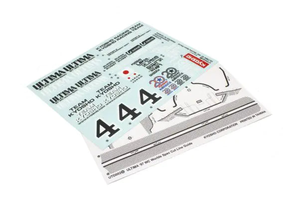 Kyosho UTD002 Decal (ULTIMA '87 WC) - BanzaiHobby