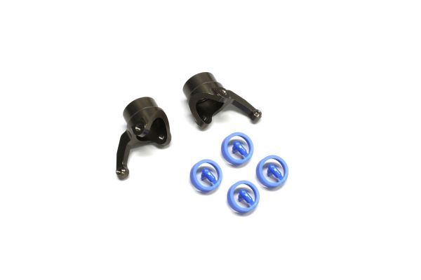 Kyosho IF419 Aluminum Knuckle Arm (L,R/Gunmetal/MP9) - BanzaiHobby