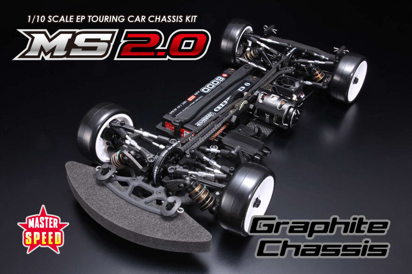 Yokomo MSR-020 Master Speed MS2.0 Graphite Chassis - BanzaiHobby