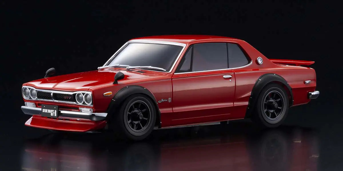 Kyosho MZP466R60 ASC MA-020 NISSAN SKYLINE 2000GT-R (KPGC10) Tuned Ver. Red 60th Anniversary - BanzaiHobby