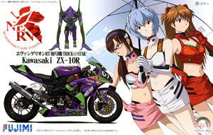 Fujimi Eva-01 TRICK*STAR KAWASAKI ZX-10R 2010 w/Metal muffler - BanzaiHobby