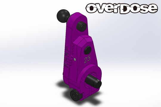 [PO JULY 2024] OVERDOSE OD3887 Aluminium Direct Servo Horn Type2 Purple (Futaba)