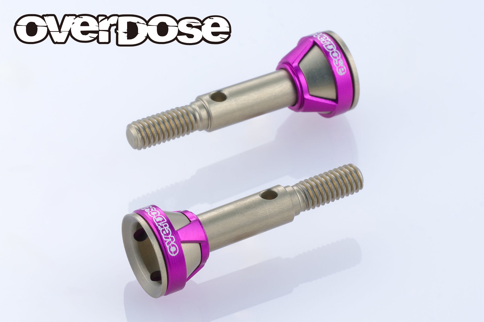 (PO APR 2026) OVERDOSE OD3980 Light Weight Aluminum Rear Axle Shaft (For GALM ver.2/Purple)