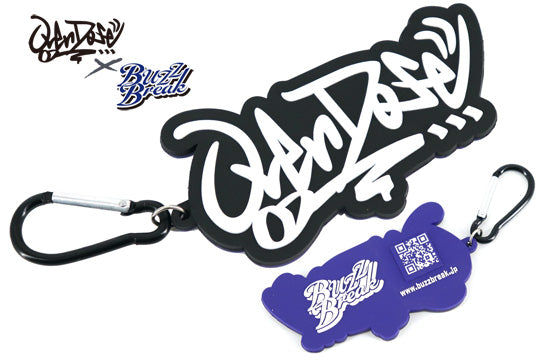 OVERDOSE BB-KE-004 Rubber Keyholder B NEW Logo Type - BanzaiHobby