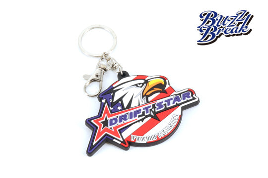OVERDOSE BB-KE-008 DRIFT STAR Rubber Key Holder - BanzaiHobby