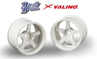 OVERDOSE BB-RW-004 GV117D Wheel R-SPEC 30mm White OFF+9 - BanzaiHobby