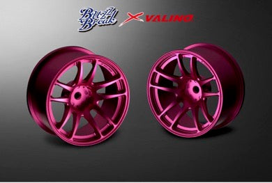 OVERDOSE BB-RW-011 VALINO N820S Aluminium Wheel 26mm (Pink/OFF+7) - BanzaiHobby
