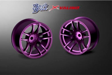 OVERDOSE BB-RW-013 VALINO N820S Aluminium Wheel 26mm (Purple/OFF+7) - BanzaiHobby