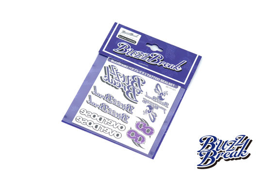 OVERDOSE BB-TA-001 BuzzBreak x OVERDOSE Tattoo Sticker Set - BanzaiHobby