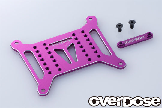 OVERDOSE [PO OCT 2023] OD3814 Aluminum Battery Plate Set Type-2 (For GALM, GALM ver.2 / Purple) - BanzaiHobby