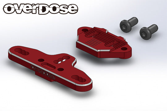 OVERDOSE OD3904 Adjustable Steering Base (For O3547 / RED) - BanzaiHobby