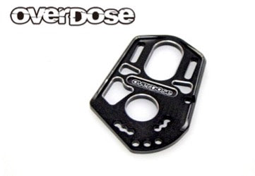 OVERDOSE OD3916 High Mount Motor Plate (For OD2877/Black) - BanzaiHobby