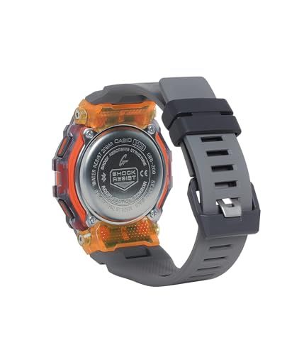 G-Shock GBD200SM-1A5 グレー/オレンジ ワンサイズ, グレー/オレンジ, One Size, GBD200SM-1A5。 - BanzaiHobby