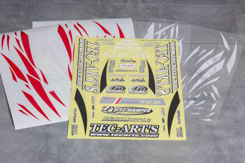 (PO OCT 2026) Pandora RC VGP-1634 Vinyl & Logo Stickers / TEC ART'S