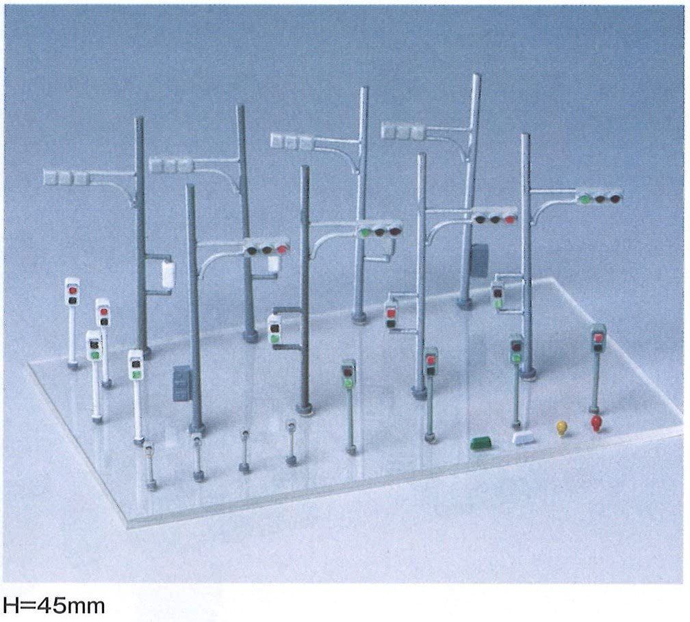 Greenmax 2139 Road Signals (w/Parking Meter) (Unassembled Kit) - BanzaiHobby