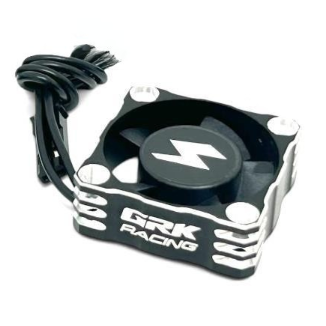 (PO JUN 2026) SHIBATA DR-AC30ABK GRK RACING Aluminum Cooling Fan (Black)