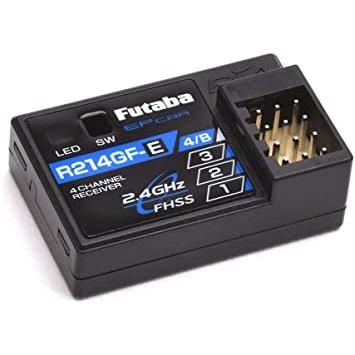 Futaba 8652-3 Attack 4YWD 4CH Radio Gear w/ R214GFE Receiver + S-U300 Servo x2 + MC340 ESC - BanzaiHobby