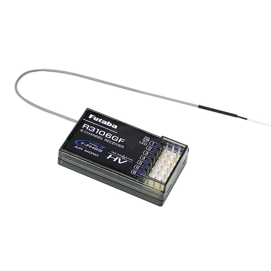 Futaba 037214 T6L w/ R3106GFT 2.4Ghz 6CH for Airplane/Robot/Multi-Copter (00008696-3) - BanzaiHobby