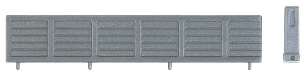 TGW NA-85 Concrete Fence (Wall x10, Gatepost x2) - BanzaiHobby