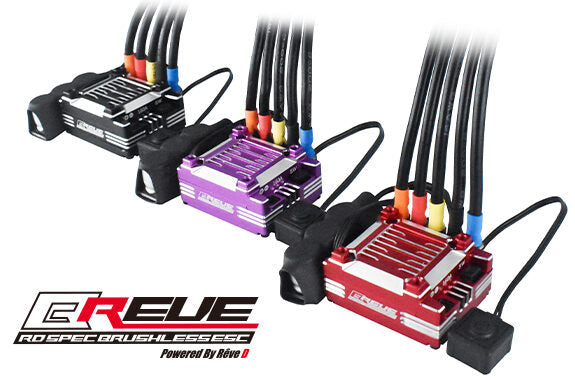 REVED RE-BRVP RD Spec Brushless ESC BREVE (Purple) - BanzaiHobby