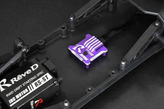 [PO April 2024] REVED RG-RVXP Steering Gyro REVOX Purple for RWD Drift Car (3ch only) - BanzaiHobby